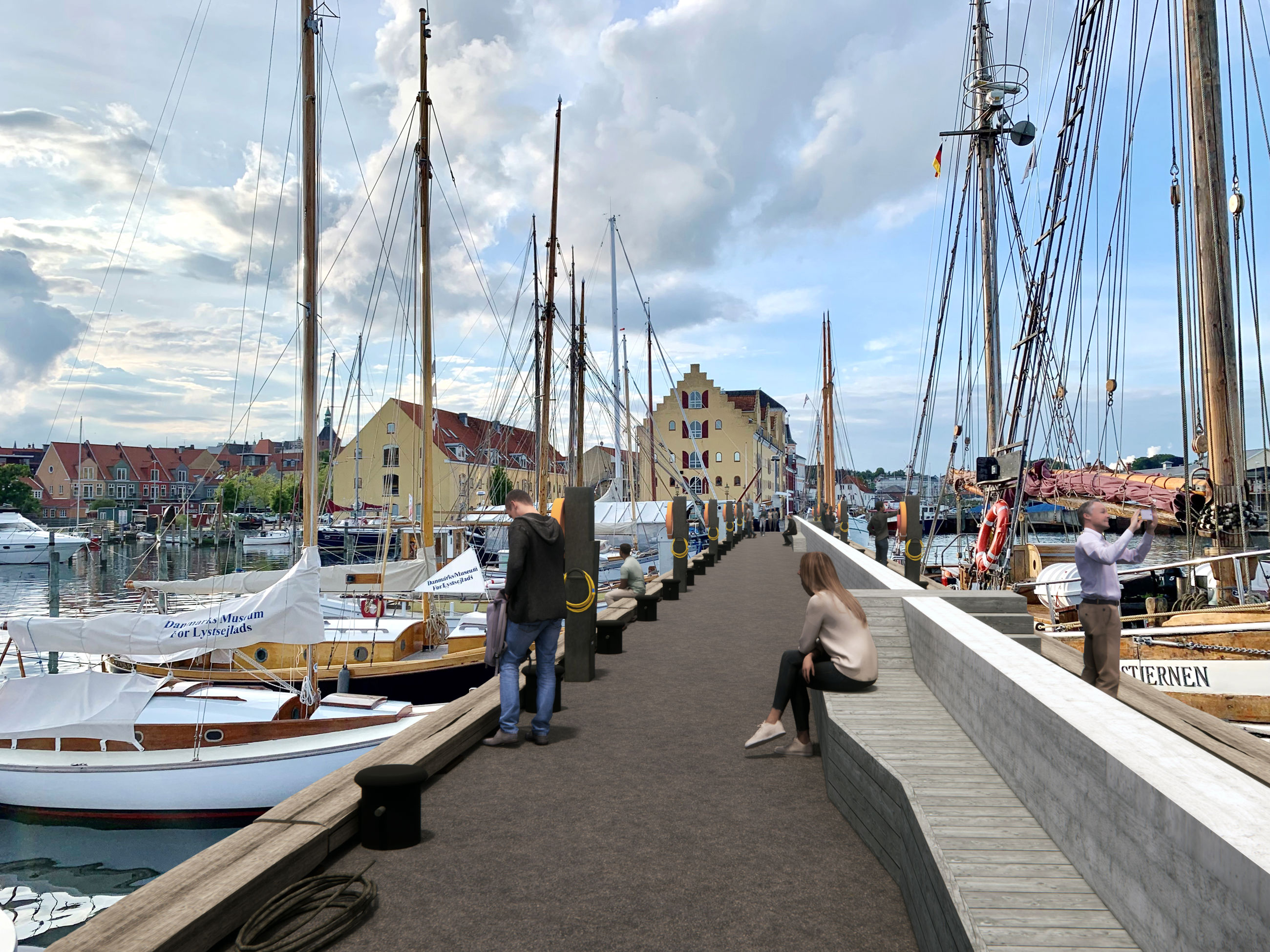 Visualisering af molen.