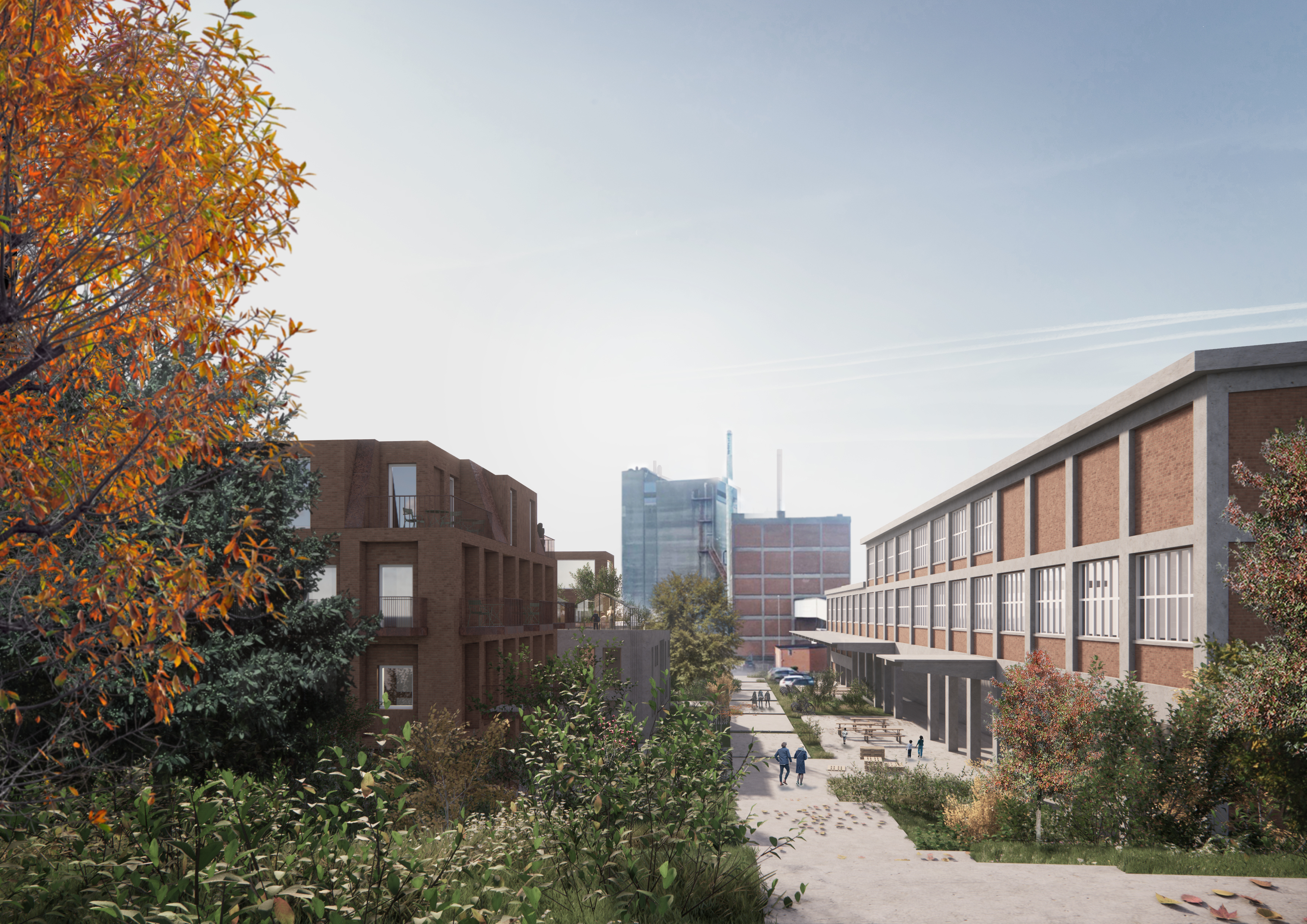 Visualisering af Østre Havnevej og Abildvej