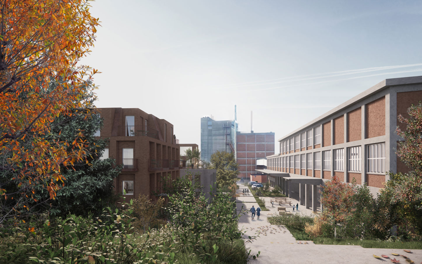 Visualisering af Østre Havnevej og Abildvej